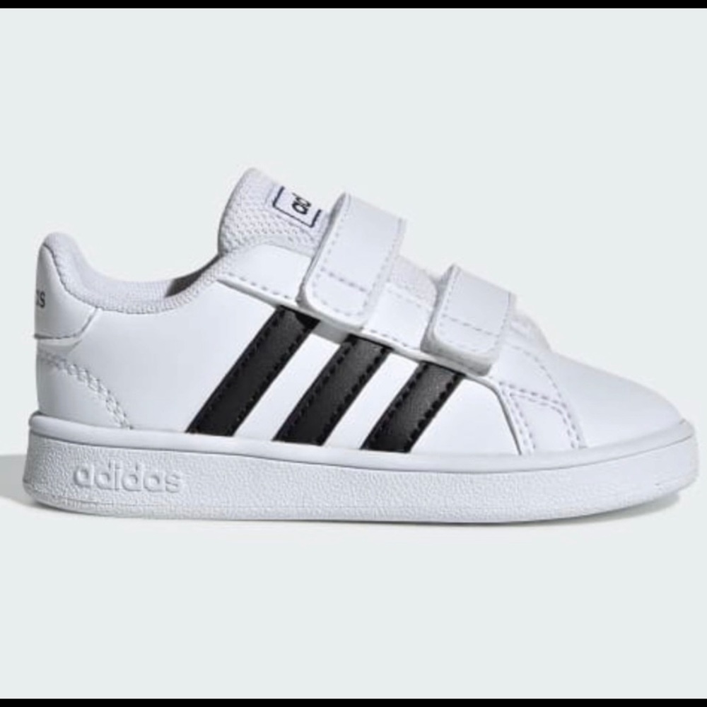 ADIDAS: Toddler GRAND COURT Tennis Shoes (7)